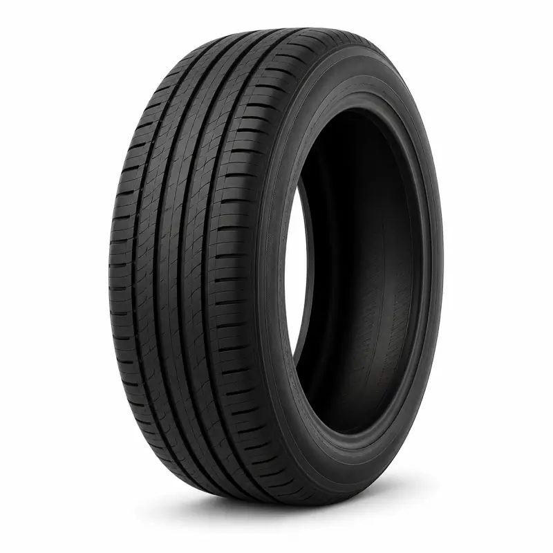 Car tyre ready for a roadside change